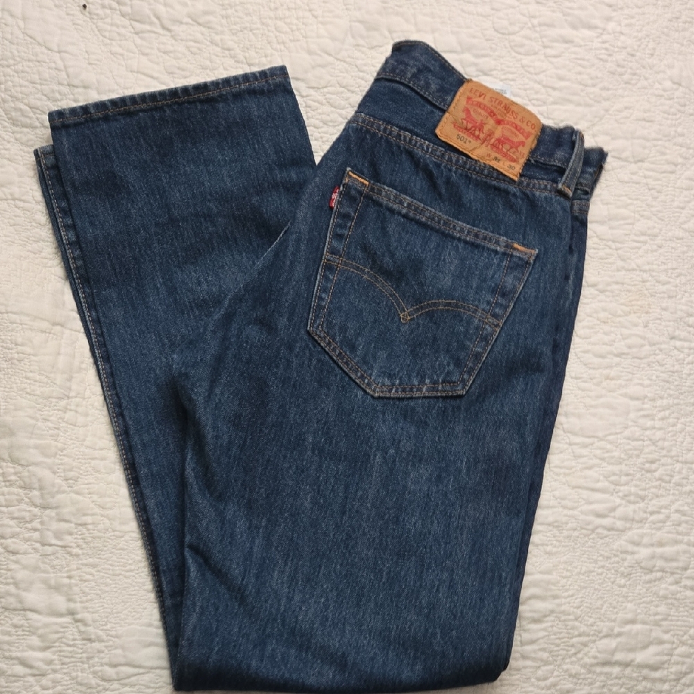 Levi's 501s Blue Jeans Classic Style